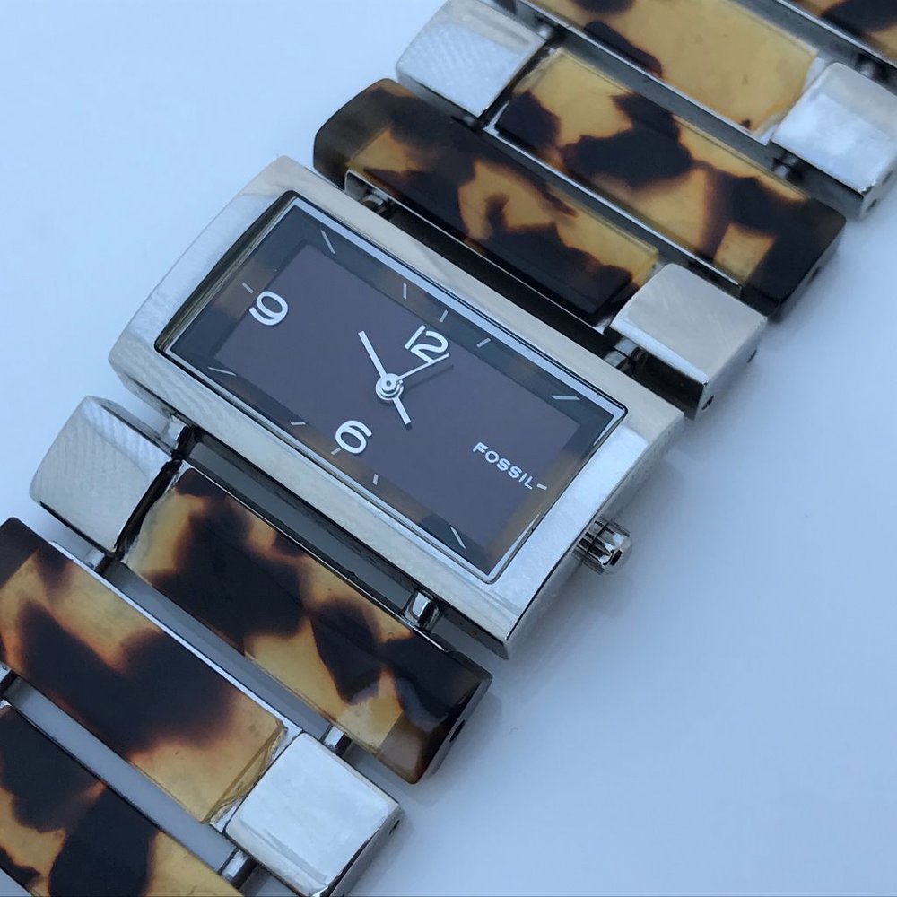 Fossil F2 Women Watch Wide Band Analog Wrist Watch - Picture 2 of 8